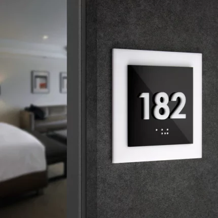 Kapı Numara Tabelası - Akrilik "Basit" Tasarım - Görsel 7